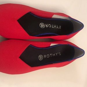 Rothy’s 10.5 -Like New- Beautiful Red Color